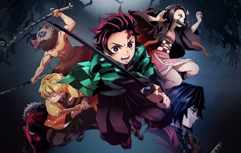 Demon Slayer Animes Mais Assistidos de Todos os Tempos